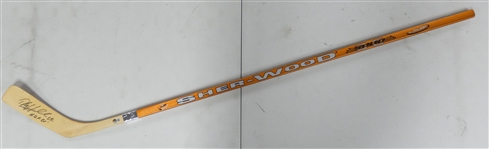 Dale Hawerchuk Autographed Stick