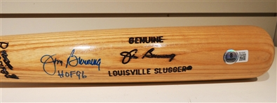Jim Bunning Autographed Game Model Bat