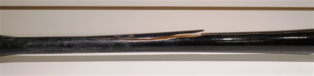 Steven Moya Game Used Autographed Bat