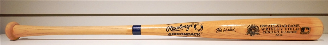 Bob Welch Autographed 1990 All Star Bat