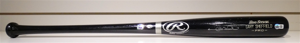 Gary Sheffield Autographed Bat