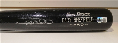 Gary Sheffield Autographed Bat