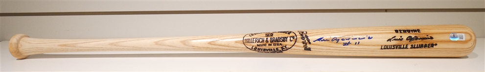 Luis Aparicio Autographed Game Model Bat