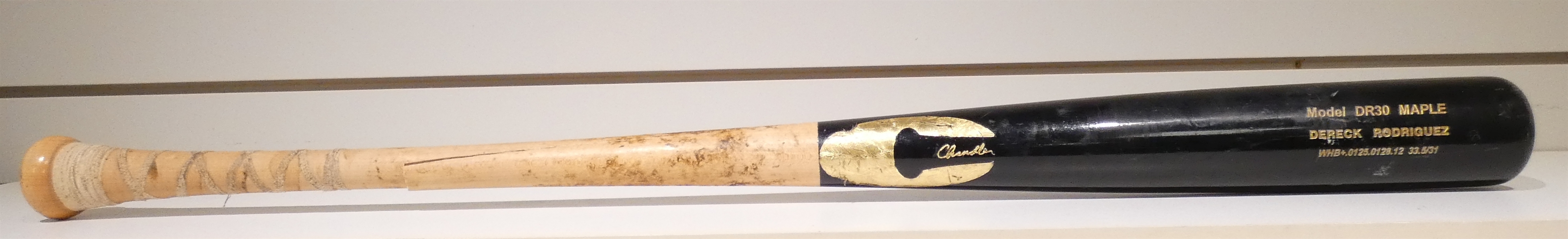Dereck Rodriguez Game Used Bat