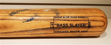 Chicago White Sox Bass Slayer Game Used Bat