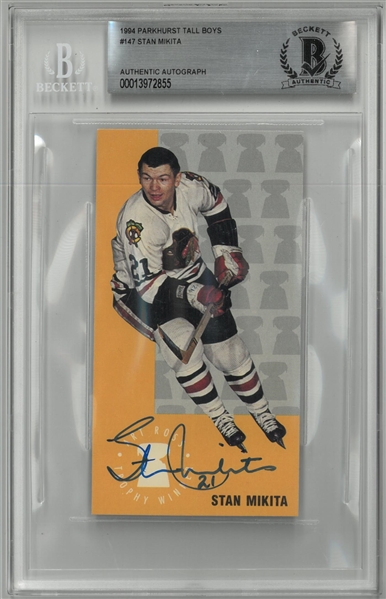 Stan Mikita Autographed 1994 Parkhurst