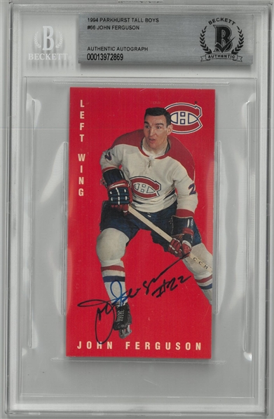 John Ferguson Autographed 1994 Parkhurst