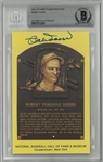 Bobby Doerr Autographed HOF Plaque