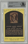 Judy Johnson Autographed HOF Plaque
