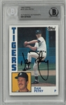 Dan Petry Autographed 1984 Topps