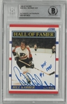 Bill Barber Autographed 1990/91 Score