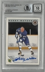 Harry Watson Autographed 1991 Ultimate