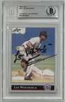 Lou Whitaker Autographed 1992 Leaf