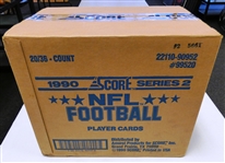 1990 Score Football Series 2 Wax Case