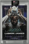 Lebron James 40,000 Points Topps Now