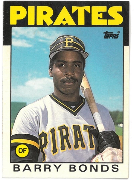 Barry Bonds 1986 Topps Traded Rookie Card