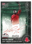 David Ortiz Autographed 2016 Topps Now Retirement /199