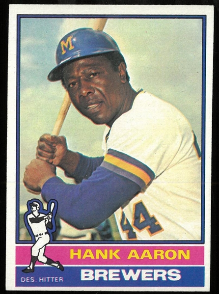 Hank Aaron 1976 Topps