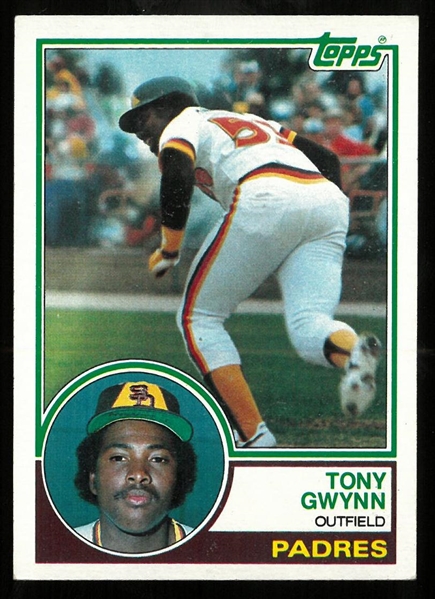 Tony Gwynn 1983 Topps Rookie Card