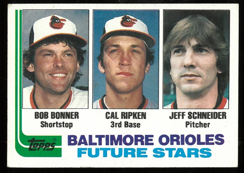 Cal Ripken, Jr. 1982 Topps Rookie Card