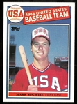 Mark McGwire 1985 Topps Rookie Card