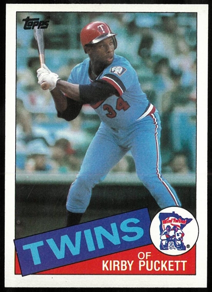 Kirby Puckett 1985 Topps Rookie Card