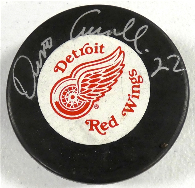 Dino Ciccarelli Autographed Red Wings Puck