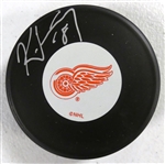 Kirk Maltby Autographed Red Wings Puck