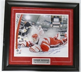 Chris Osgood Autographed Framed 16x20 