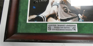 Magic Johnson Autographed Framed 16x20