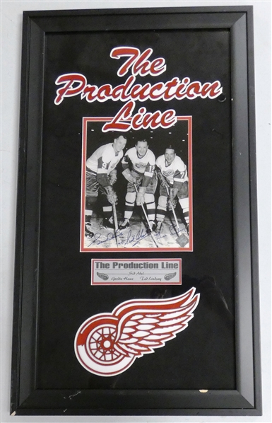 Production Line (Howe Lindsay Abel) Autographed Framed 8x10