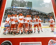 2009 Red Wings 16x20 Signed by 14 (Pick up only)