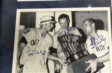 Detroit Tigers 1968 8x10 Framed Autographed Display (pick up only)