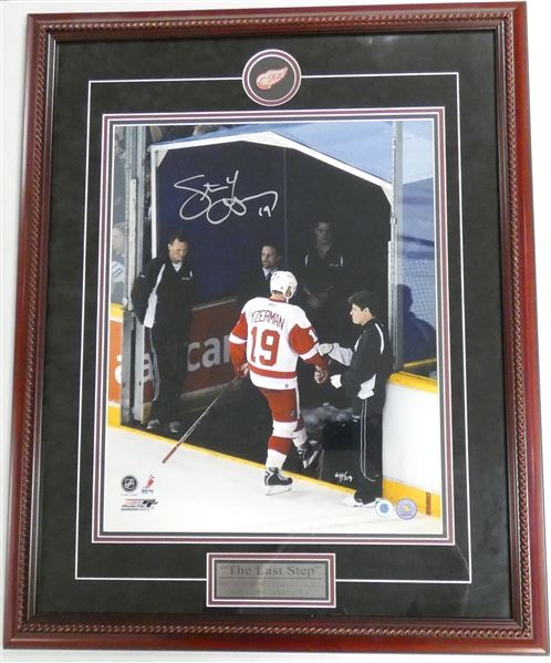 Steve Yzerman Autographed Framed 16x20 (Pick up only)