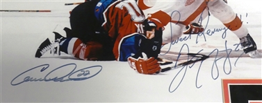 Darren McCarty & Claude Lemieux Autographed Framed 16x20 (Pick up only)