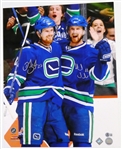 Henrik & Daniel Sedin Autographed 16x20