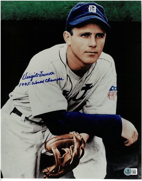 Virgil Trucks Autographed 11x14