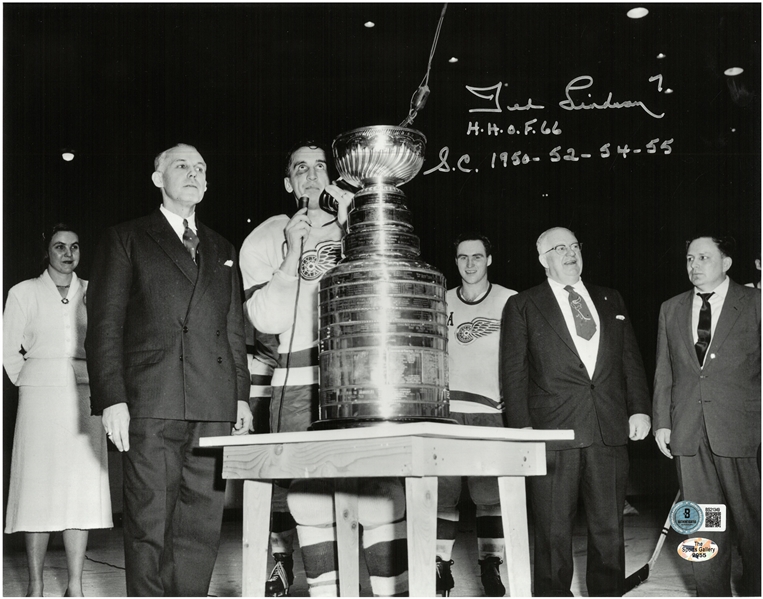Ted Lindsay Autographed 11x14