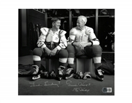 Ted Lindsay & Gordie Howe Autographed 11x14