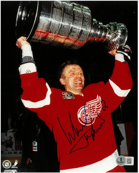 Slava Fetisov Autographed 8x10
