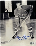 Edgar Laprade Autographed 8x10