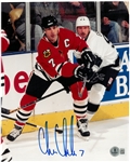 Chris Chelios Autographed 8x10
