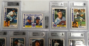 1984 Topps Tiffany Detroit Tigers Autographed Complete Team Set