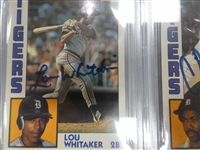 1984 Topps Tiffany Detroit Tigers Autographed Complete Team Set