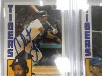 1984 Topps Tiffany Detroit Tigers Autographed Complete Team Set