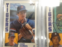 1984 Topps Tiffany Detroit Tigers Autographed Complete Team Set