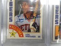 1984 Topps Tiffany Detroit Tigers Autographed Complete Team Set