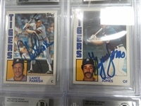 1984 Topps Tiffany Detroit Tigers Autographed Complete Team Set