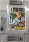 1984 Topps Tiffany Detroit Tigers Autographed Complete Team Set