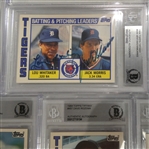 1984 Topps Tiffany Detroit Tigers Autographed Complete Team Set